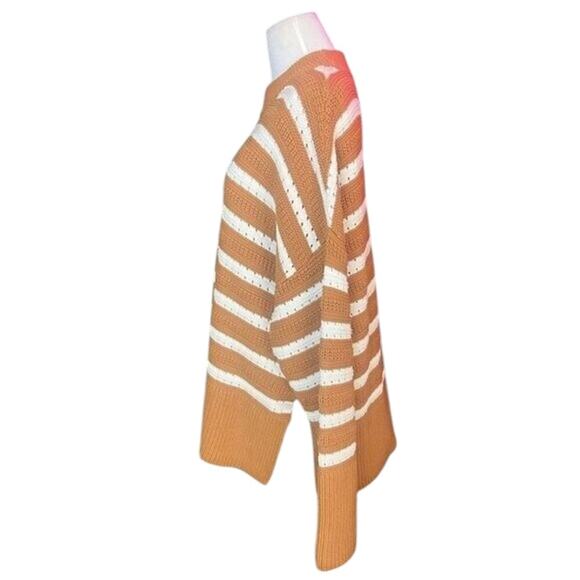 NWOT Samsoe & Samsoe Raili Crew Neck Brown Sugar Sweater – Small - Picture 7 of 9